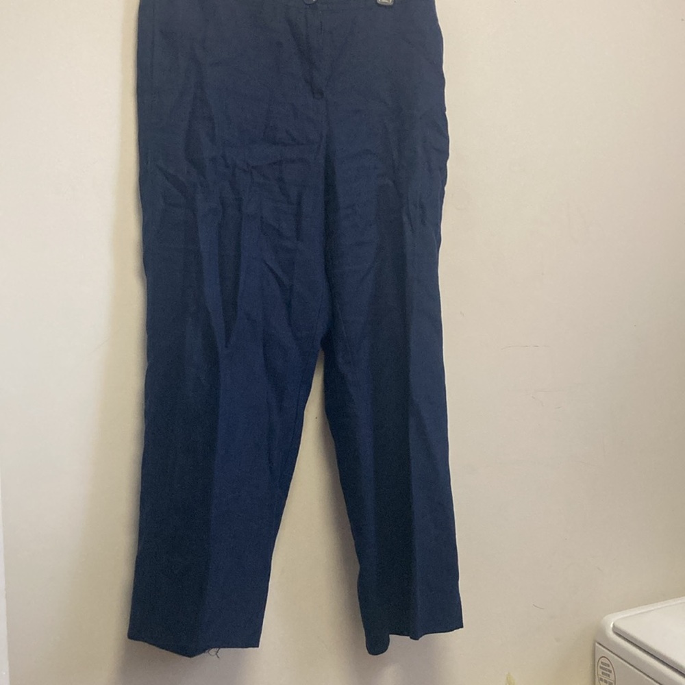 (LINEN) 2 pc suit KIM ROGERS - Picture 2 of 2
